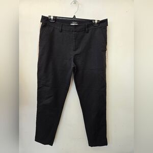 Scotch & Soda Black Trousers with Tan Accents
